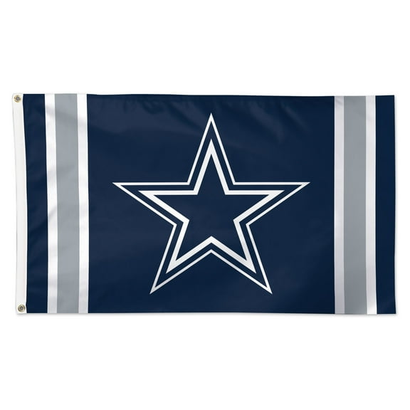 NFL Dallas Cowboys Vertical Stripes 3' x 5' Deluxe Flag