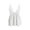 White#cotton linen tank tops for women, variant on Moxiu Womens Tank Tops 2026 Flowy Peplum Summer V Neck Babydoll Tank Top Tie Back Open Back Beach Vacation Sleeveless Tunic White,M