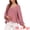 Pink, variant on DARING DIVA Women's Maternity Empire Waist Babydoll Lantern Sleeve Blouse S Beige