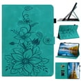 thumbnail image 2 of XYX for Redmi Pad 10.61 inch Case, PU Leather Slim Folio with Multi-Angle Stand - Green Lily Flower, 2 of 7