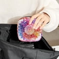 thumbnail image 6 of Sanitary Napkin Storage Bag for Girls Women, Portable First Period Pads Bag Tampons Holder Girls Travel Makeup Bag, Large Capacity Colorful Mandala Pattern, 6 of 6