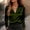 #542-Army Green, variant on Wowcloth Womens V-Neck Satin T-Shirt, Long Sleeve Blouse Top, Breathable and Soft Fabric for Casual Office and Daily Wear
