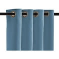 thumbnail image 2 of Legacy Decor Blackout Room Divider Panel Privacy Partition Heavyweight Premium Fabric, Grommet Top, 48" Wide X 84" Tall, Allure Blue Color, Indoor., 2 of 5