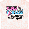 thumbnail image 4 of Inktastic Pink or Blue Grandma Loves You T-Shirt, 4 of 5