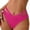 3-Hot Pink, variant on Women Bikini Bottoms Green Moderate Coverage Bathing Suit Bottoms Low Waisted Swimsuit Beachwear Swimbottom Brief