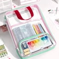 thumbnail image 5 of Multifunctional Student Stationery Bag A5 Large Capacity Transparent Tote Storage Bag for School Test Papers, 5 of 7