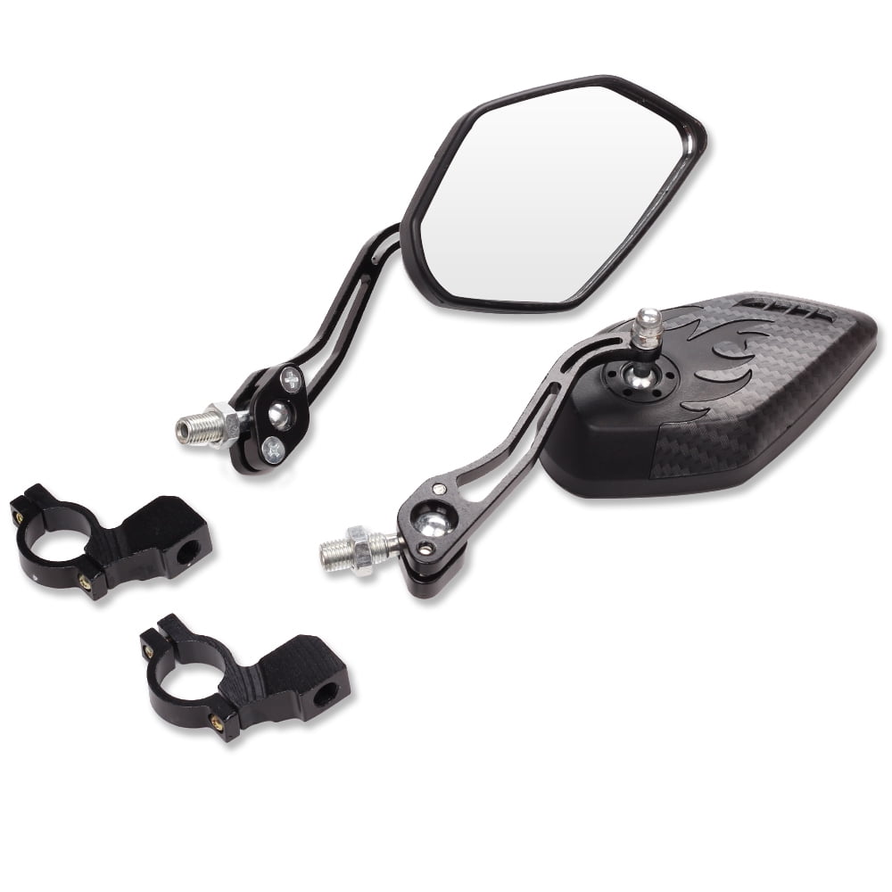 Rearview Bicycle Accessories Handle Bar Mirrors Black Rear View Mirror Rotate 