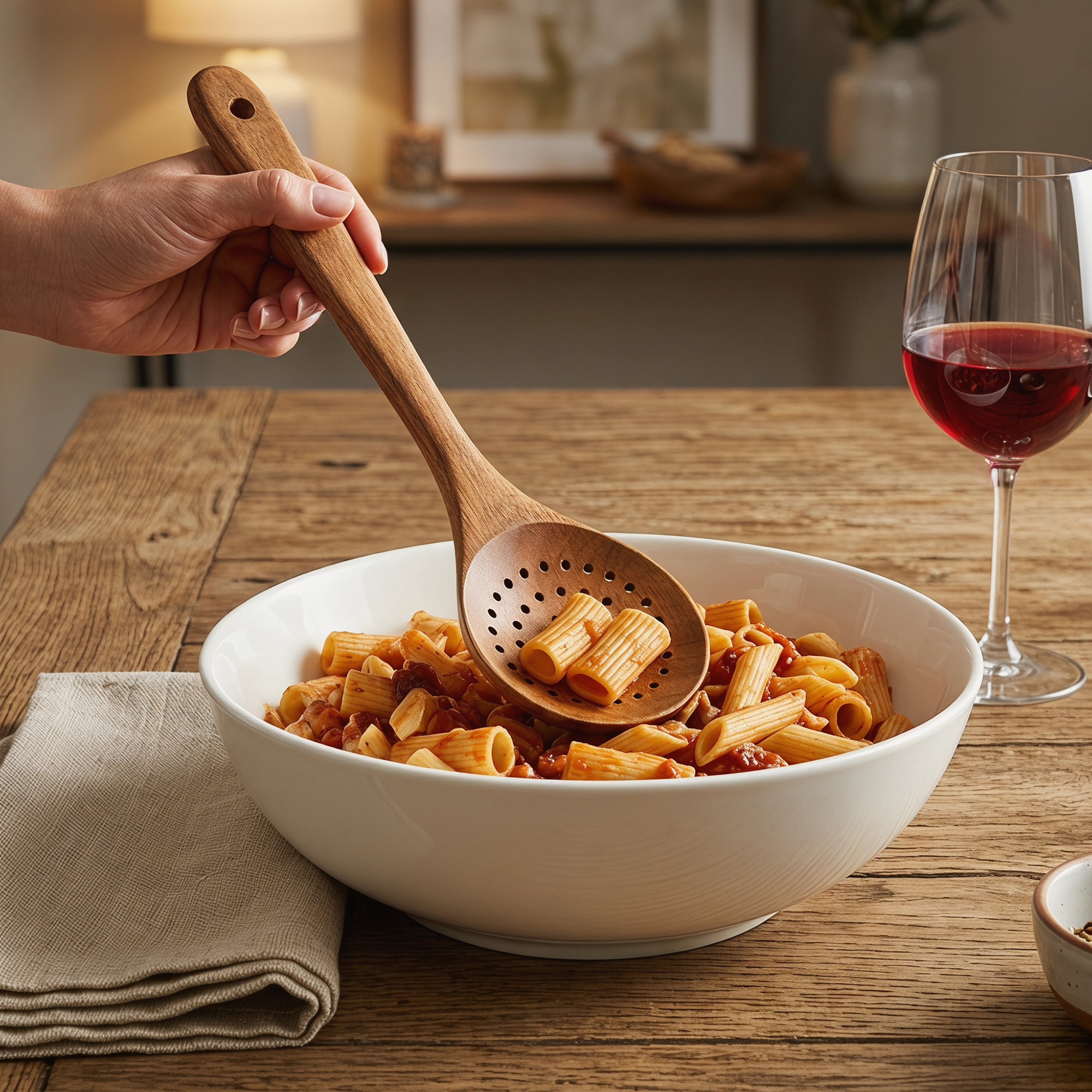 Unique Bargains Durable Non Stick Safe Heat Resistant Utensil Slotted spoon 11" x 3.2"