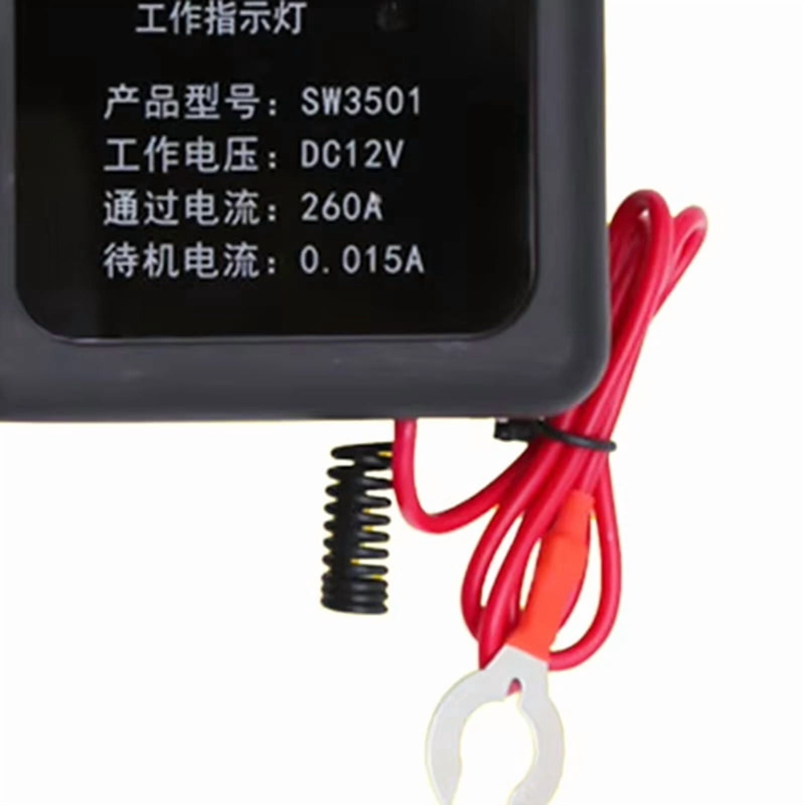 HOT DC 12V Remote Battery Disconnect Switch 260A Automatic Power Shut Car Cut