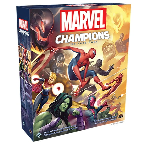 Juego de cartas Fantasy Flight Marvel Champions Base 14+ Kids