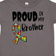 thumbnail image 4 of Inktastic Proud of My Brother Autism Awareness Puzzle Piece Ribbon Boys or Girls Toddler T-Shirt, 4 of 5