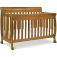 thumbnail image 5 of DaVinci Kalani 4 in 1 Convertible Crib with 6 Drawer Dresser in Chestnut and Free Hypoallergenic Universal Fit 6 inch Ultra Firm Deluxe Crib Mattress, 5 of 7
