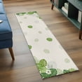 thumbnail image 3 of Runner Rugs 2x6 Ft, Tropical Palm Leaves Non Slip Area Rugs for Kitchen Bedroom Entryway, Summer Green Botanical Leaf Plants Washable Carpet Runner Rug Floor Mats for Bedroom Home Decor, 3 of 8