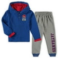 thumbnail image 2 of Toddler Colosseum Royal/Heathered Gray Kansas Jayhawks Poppies Hoodie and Sweatpants Set, 2 of 2