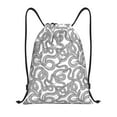 thumbnail image 1 of Saiise Snake Pattern Sports Drawstring Backpack - String Swim Gym Bag with Wet Proof Pocket for Women&Men-Medium, 1 of 6