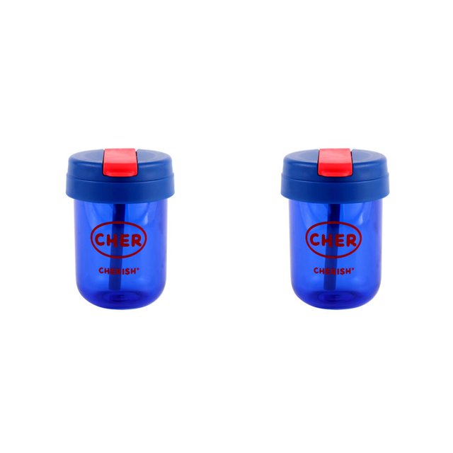 Botella de agua Monstrate 300ML portátil a prueba de polvo Reutilizable Drinkware Type3 NO3