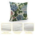 thumbnail image 4 of Nawypu Spring Floral Pillow Covers  Blue Hydrangea Flower Throw Pillow Covers Decoration,Summer Holiday Decor Pillowcase Rustic Farmhouse Cushion Case for Home Sofa Couch Outdoor, 4 of 5