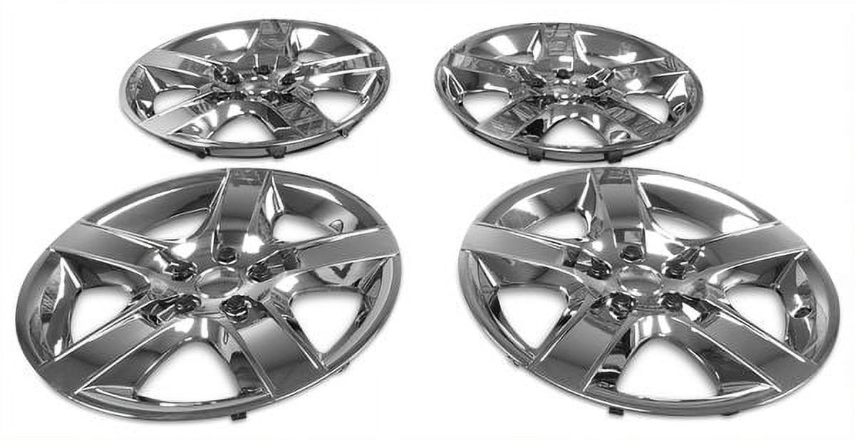 New 17 Inch Hubcaps For 2008-2012 Chevrolet Malibu - Set of 4 Chrome - Wheel Covers