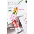 thumbnail image 4 of Jinsinto Portable Personal Size Blender, USB Rechargeable Mini Juicer Blender for Smoothies and Shakes，on the go Travel Sports Kitchen，Pink, 4 of 5