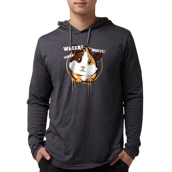 CafePress - Love Guinea Pigs Wheek Love Th Long Sleeve T Shirt - Mens Hooded Shirt