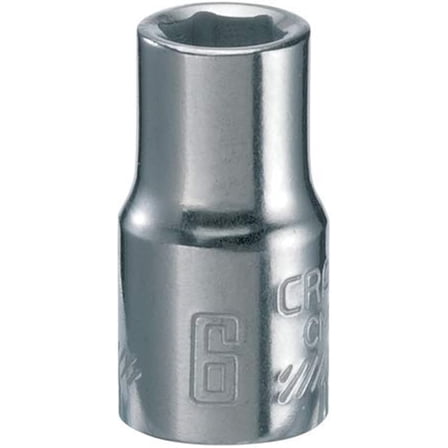 CRAFTSMAN Shallow Socket, Metric, 1/4-Inch Drive, 6mm, 6-Point (CMMT43502)