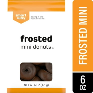 Smw Chocolate Iced Mini Cake Donuts, 6 oz