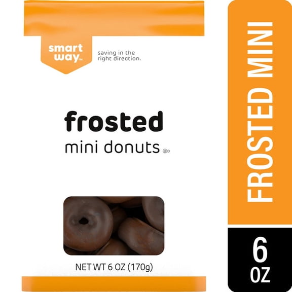 Smw Chocolate Iced Mini Cake Donuts, 6 oz