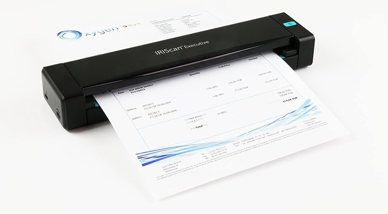 I.R.I.S Executive 4 Duplex Full Page Portable Sheetfed Scanner