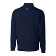 thumbnail image 3 of Men's-Cutter & Buck  Navy Philadelphia Union Traverse Stretch Eco Quarter-Zip Pullover Top, 3 of 3