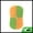 Yellow Green, variant on Unique Bargains Hangable Double-sided Bath Brush Shower Brush 1 Pc Yellow Green