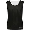 thumbnail image 3 of Augusta Sportswear XL Boys Mesh Reversible Pinnie Black/White 9718, 3 of 6