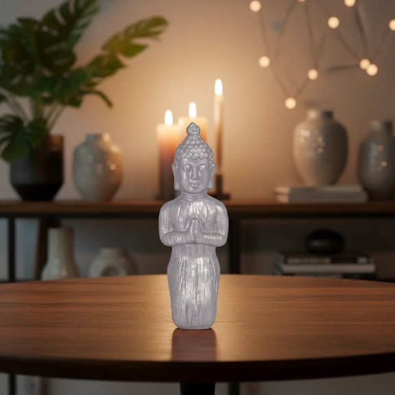 Tahlea Cement Praying Buddha in Kneeling Position