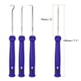 thumbnail image 2 of 8pcs Pick and Hook Set 165mm Zinc Alloy Nylon Handle for O Rings, Blue, 2 of 6