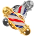 thumbnail image 5 of 2Pcs Creative Barber Shop Pole Brooch Barber Shop Light Brooch Pin Lapel Pin, 5 of 5