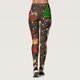 thumbnail image 3 of Pantimedias Gibobby Dama Pantalones estampados Navidad Muñeco de nieve Verde XL, 3 of 5