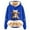 F-Blue280, variant on Fuzzy Lining Hoodies For Women Cute Cow Print Thickened Long Sleeve Sweatshirt Fall Winter Drawstring Warm Pullover Tops