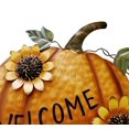 thumbnail image 7 of Pumpkin Garden Stake Metal Welcome Sign Fall Decor, Decorative Pumpkin Yard Garden Dcor Outdoor for Autumn Harvest Thanksgiving Halloween Rustic Pumpkin Decoration for Home (1, 14inX36.75in), 7 of 7