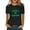 Black, variant on Aayomet St Patrick's Day Womens Plus Size Tops Women T-Shirt Cross Faith Blessed Shirt Funny Inspirational Casual Short Sleeve Graphic Thankful Cute Tee Tops,Green L