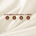 thumbnail image 6 of Muumblus Oversized Round Lounge Chaise Chair Indoor,Corduroy Boneless Cloud Couch with 3 Pillows, No Assembly Required, Modern Accent Chair for Living Room, Beige Chenille, 6 of 12