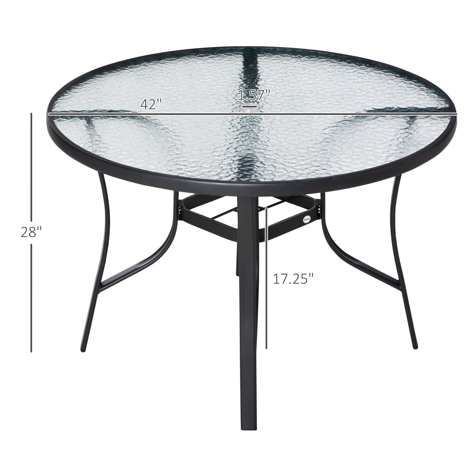 42 inch round outdoor dining table hotsell