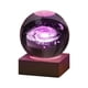 thumbnail image 2 of Xihbxyly Bola de Cristal Galáctica, Luz Nocturna Led, Decoración de Cristal Grabada, Alimentación Por Usb, Base de Luz Cálida, Decoración de Escritorio para El Hogar y La Oficina, Regalo para Amantes, 2 of 4