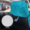 thumbnail image 5 of Garronmavis Bahamas Flag Butterfly Car Seat Cover Towel 1 PC Stain Resistant Breathable Non Slip Front Car Seat Protector Fits Most Cars SUVs Trucks Sedans Vans, 5 of 9
