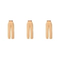 thumbnail image 4 of Toystoory Pantalones de playa para mujer Ropa de playa Ropa cómoda Suelta Pantalones transparentes Oceanside Natación Vocación Albaricoque XXL Albaricoque XXL 3piezas Toystoory CBP225477, 4 of 6