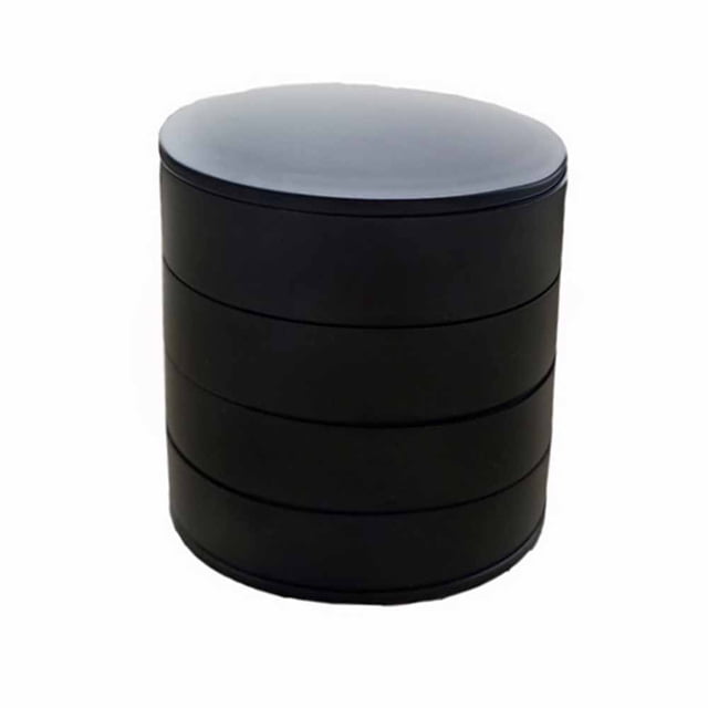 niveles con tapa extraíble para anillos, collares, pulseras, anillos y accesorios Ormromra CPB-DE-SSW368-1