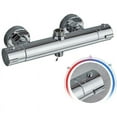 thumbnail image 1 of Bathroom Thermostatic Shower Mixer, Constant Temperature Hot Cold Water Mixer For All Ages, Easy Installation, 1 of 5