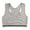 Grey, variant on Cathalem Girl's Stretchy Crop Racerback Undershirt Training Sports Bra, UV Protective Fabric (Beige,A)