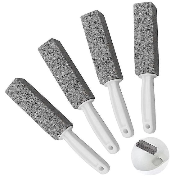 Piedra pómez con mango para limpieza de inodoros, cepillo limpiador para eliminar manchas y agua dura, elimina el óxido de la parrilla.