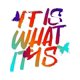 thumbnail image 2 of Women's Casual T-Shirt with "it is What it is" Letter Print, Crew Neck, Short Sleeve, Lightweight & Comfortable Knit Fabric Top for all Seasons, Casual Wear | Bold Letter Print | Smooth Texture, 2 of 7