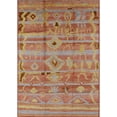thumbnail image 1 of Ahgly Company Machine Washable Indoor Rectangle Industrial Modern Camel Brown Area Rugs, 6' x 9', 1 of 7