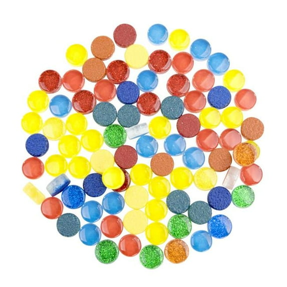 Diamond Tech International 1593647 Mini Bright Rounds Mix, Assorted Colors - 3 lbs